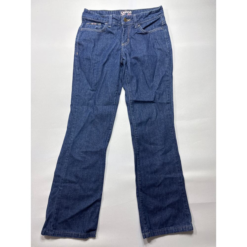 Lapco FR Women's Fire Resistant Bootcut Blue Work Jeans - Size 4 Reg (28x30)